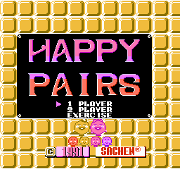 Happy Pairs Title Screen